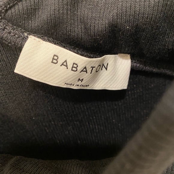 Aritzia BABATON off the shoulder ribbed long sleeve - Picture 3 of 3